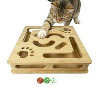Genérico Kitten Puzzle Box - Scratch Enrichment Toy for Cat Exercise | Sturdy with Bite Proof Build, Interactive Play Tool, Small Medium Large Kitten Fun, Indoor Outdoor Yard Porch Garden Lawn