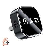 Genérico Kivont 3 In 1 Adapter, 2026 Upgrade 3-In-1 Wireless Adapter, for iPhone with 2.4/5ghz WiFi & Bluetooth 5.0, Plug and Play, Stable Connection & No Latency All Systems (For Android,A-Black)