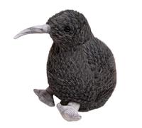 Genérico Kiwi Bird Plush Toy - 25cm Realistic Bird Plush | Ugly-Cute Doll Gift with Short Material, 25cm Realistic Kiwi Toy For Boys, Soft Short Plushs Huggable For All Ages, Black & Brown
