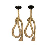 Genérico KKhome Lámpara Colgante de Cuerda de Cáñamo, Casquillo E27, Pack 2 | Estilo Náutico, Cable de 1,5 m, Uso Interior
