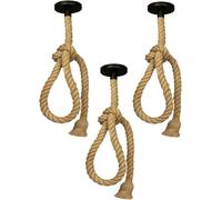 Genérico KKhome lamparas de cuerda techo, Pack 3 | Cable de 1,5 m, Casquillo E27, Uso Interior