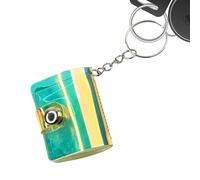 Genérico Kleines Fotoalbum Schlüsselanhänger, Winziges Erinnerungsbuch Aufbewahrer Schlüsselkette, Taschen Fotoalbum Schlüsselanhänger, Hochzeit Freundschaft Abschluss Valentinstag Feiertag