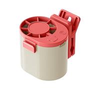Genérico Klemmventilator - 7,2cm Leises Sommergerät | ABS Wiederaufladbarer 360° Persönlicher Lüfter, 1000mAh Akku 3 Gänge Für Kinderwagen Fahrrad Gürtel Pendeln Reisen Outdoor Essentials