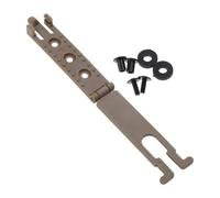 Genérico Knife Sheath Clip - 18.5x2.2cm Stainless Steel Clamp, Foldable Compact Design, Secure Hold Structure, Build | Belt Clip For Knife Carry Outdoor Camping Hiking Utility Gear Use