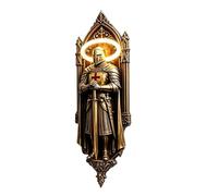 Genérico Knight Study Decoration, Wall Sconces, 11.4x5.9 Inches Light with Resin Build, Medieval Wall Night, Artistic Home Hardware with Gothic Style, Living Room Supply for Study Dorm