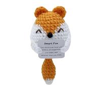 Generico Knitted Stuffed Animal - Colorful Crochet Ornament | Portable Crochet Finished Animal, Funny Stuffed Toys For Birthday, Christmas, New Year