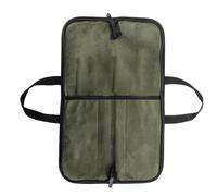 Genérico Knives Bag - Canvas, 18.9x12.4in Travel Kitchenware Pouch Compartments | Portable Waxed Canvas Knife Bag, Kitchen Tools Storage Case For Camping, Travel, Outdoor Cooking, Culinary Students