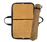 Genérico Knives Bag - Waxed Canvas | Chef Pouch - Sac À Couteaux De Chef | para Cuchillos De Cocina | Borsa Porta Coltelli | 2026 Pro | Travel Kitchenware | Portable Organizer | Handle | Tan