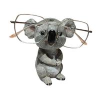 Genérico Koala Glasses Holder, Cute Animal Sculpture Eyeglass, 4.13x2.56x4.53 Inches Resin Cartoon Glasses Stand, Adorable Eyewear Display for Home, Sunglasses and Workshop Use