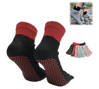 Genérico Konjoun Barefoot Socks,Super Grounding Socks for Unisex,Cozy Breathable Non Slip Toe Separation Sock for Outdoor Sports (B)