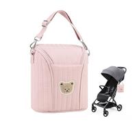 Genérico Kühltasche Für Kinderflaschen, Mit Griff Leicht Und Isoliert, Muttermilch Kühltasche Flaschen Organizer, Muttermilch Lebensmittel Aufbewahrung Transport Kita Kinderwagen Outdoor Einkaufen