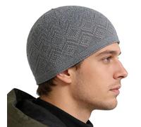Genérico Kufi para Hombres | Gorro elástico Que se Adapta, de Tejido Suave, con Ajuste cómodo y diseño Moderno y Atractivo - Sombrero Kufi Ropa de Hombre - para Papá, Esposo, Hijo, Familias, Amigos y