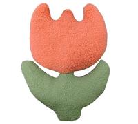 Genérico La Elegante Almohada para decoración del hogar Presenta un Hermoso patrón de Tulipanes, Adecuada para Varios Temas Interiores, Almohada Flexible para Sala de Estar