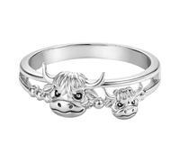 Genérico La Joyería del Animal - Joyería de Aleación Metálica Linda e,Los Anillos de Animal para el Día de la Madre - Para Madre e Hijo, Viajes, Cumpleaños, Bodas, Oficinas y Día de la