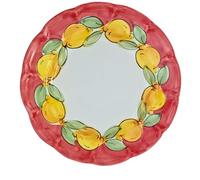Generico La Maison Unique: Plato hondo de 23,5 cm de cerámica vietrestre pintado a mano - Decoración de limones tradicional - Estilo costa de Amalfi - Fabricado en Italia 1002261046