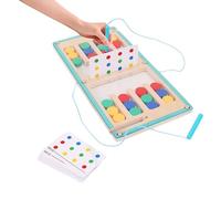 Genérico Laberinto de Clasificación de Colores - Juego de Lógica para 2 Jugadores con Lápiz Magnético - Deslizante de Clasificación Cromática | para Casa Aula Viaje Jardín Infancia Niños Niñas