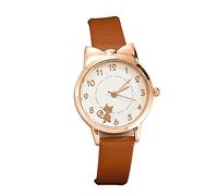 Genérico Ladies Quartz Casual Korean Trendy Design Fashion Latest Cat White Watch Women's Watch Fósil Inteligente Relojes Relojes (Coffee, One Size)