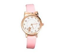 Genérico Ladies Quartz Casual Korean Trendy Design Fashion Latest Cat White Watch Women's Watch Fósil Inteligente Relojes Relojes (Pink, One Size)