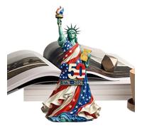 Genérico Lady Commemorative Statue - 1776-2026 USA 250th, Patriotic Desktop Sculpture, Historical American Heritage, National Pride Office Decor, Independence Day Gift | for Patriot