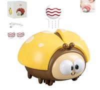 Genérico Ladybug Suspended Ball Toy, Cute Electric Ladybug Flying Ball Toy - Electric Floating Balls, USB Charging Sensory Toys with 2 Balls (Yellow)