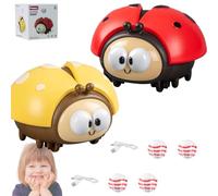 Genérico Ladybug Suspended Ball Toy, Interactive Play Ladybug Suspended Ball Toy USB Charging with 2 Ball Sensory Toys for 3 4 5 Year Old Boys Girls Present (Mix)