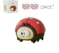 Genérico Ladybug Suspended Ball Toy,Rechargeable Sensory Development Flying Plaything,Anti-Collision Interactive Floating Ball,Safe Lightweight Build,for Flying Fun Adventures (1PCS,Red)
