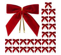 Generico L'Albero di Natale con un set con - Ornamenti Vintage | Twist Corbata Legamenti per sacchetti Regalo per feste di festa a casa Ghirlanda Interno Area Windowestra sedia da Paret