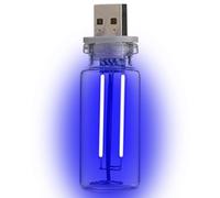 Genérico Lampada Retrò LED USB Per Auto -6x8cm Luce Atmosfera Touch Regolabile Lampada Da Lettura, Decorazione Creativa, Risparmio Energetico Per Interni Auto E Stanze