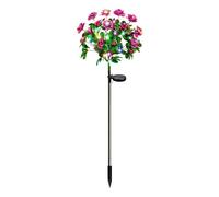 Genérico Lampadaire Solaire Extérieur - Étanche LED Jardin, Bouquet Lumineux Automatique Balisage Allée, Décoration Solaire Pelouse | Pour Cour Terrasse Porche Ferme Balcon Chemin Entrée Maison