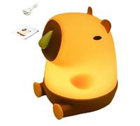 Genérico Lámpara Animal | Iluminación Ambiental Capibara Mocoso,Capibara Divertido Que Se Enciende | Para Sala Mesita De Noche Residencia Universitaria Guardería Mesa De Cabecera Escritorio