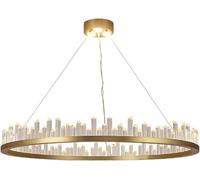 Genérico Lámpara colgante de cristal moderna diseño breve, lámpara negra, comedor, barra luz, accesorios iluminación colgantes techo,araña de cristal