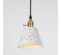 Genérico Lámpara colgante de hormigón MI-NI, moderna lámpara industrial terrazo, iluminación cemento Compatible with granja, Lámpara colgante