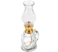 Genérico Lámpara de Aceite con Mecha Duradera para Camping y luz de Emergencia en casa, Estilo Retro Chino portátil y fácil de Usar