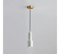 Genérico Lámpara de araña mármol LED - colgante un solo cabezal cobre MI-NI Compatible with estudio, restaurante, bar, decoración, lámpara Compatible with iluminación interior,araña de cristal