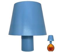 Genérico Lámpara de Botella Inalámbrica, Lámpara de Mesa Inalámbrica Luces LED para Botellas de Vino con 3 Colores Regulable Lámpara de Escritorio a Batería para Dormitorio, Restaurante, Bar (Azul)