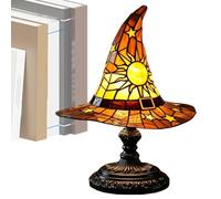 Genérico Lámpara De De Halloween - 460 G Luces Nocturnas Espeluznantes Estrellas Solares | Lámpara De Sombrero De Luces De Halloween | Para Sala De Estar Interior Oficina Apartamento Dormitorio Gra