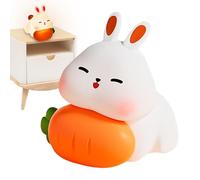 Genérico Lámpara de Guardería e Infantil,Luz Nocturna Regulable para la Lectura | Lámpara de Conejo - para Dormitorio Infantil Escritorio Hogar Comedor Mesita de Noche Decoración de Habitación