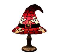 Generico Lámpara de Halloween con sombrero de brujo gótico - Lámpara espectral decorativa, iluminación temática embrujada de ambiente | Mesita de noche, salón, estante, dormitorio, balcón