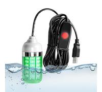Generico Lámpara de | Iluminación portátil e impermeable, luz LED verde subacuática para la,piscina al aire libre mar hielo río muelle Kayak Crappie Bass Trucha Snook