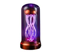 Genérico Lámpara de medusas danzantes, luces LED flotantes que cambian de Color, lámparas eléctricas de medusas con música, decoración del hogar, lámpara de baile