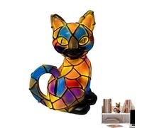 Generico Lámpara de mesa animal | Cat Desk Lampp Animall Statue LED Light | Halloween Decorations for Home Decor Apartment Office Nursery Living Room Dorm Bar Shelf Christmas