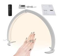 Genérico Lámpara De Mesa Para Uñas,Luz De Maquillaje Para Escritorio - Lámpara Plegable De 40W Con Mando A Distancia Para Cuidado De Pestañas, Belleza En Casa, Manicura Para Mujeres Y Niñas