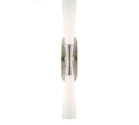 Genérico Lámpara de pared, Aplique de pared for vestíbulo Villa, escalera gran altura, aplique entrada, sala estar, baño, estilo Utopía, doble(Warm White (2700-350,Polished)