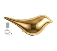 Genérico Lámpara de pared con sensor de movimiento para interior | Luz nocturna inalámbrica con forma de pájaro dorado | Lámpara LED recargable | para casa, garaje, patio, porche, sala de estar
