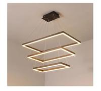 Genérico Lámpara de techo escalera araña piso dúplex moderna y sencilla estilo nórdico con diseño ingeniería salto giratorio for sala estar pasillo(3 colors light,3 layers 100CM)