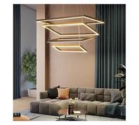 Genérico Lámpara de techo escalera araña piso dúplex moderna y sencilla estilo nórdico con diseño ingeniería salto giratorio for sala estar pasillo(3 colors light,4 layers 100CM)