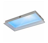 Genérico Lámpara de Techo Interior Plafon de Techo Led Empotrada Clear Sky Regulable para Baño Pasillo Y Sótano Sin Ventanas