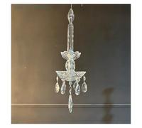 Genérico Lámpara de techo, Lámpara de araña cristal K9 for comedor villa europea, lámpara colgante decorativa for vestíbulo hotel lujo, centro servicio