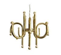 Genérico Lámpara de techo, Lámpara de techo LED estilo Bauhaus arte posmoderno, con personalidad for apartamentos. Iluminación diseño for el hogar(Warm Light,Golden)