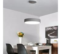 Genérico Lámpara de techo, Lámparas colgantes circulares LED modernas, decoración del hogar, dormitorio, comedor, luminaria de suspensión nórdica(Gray 60CM 60W,APP Dimmable Remot)